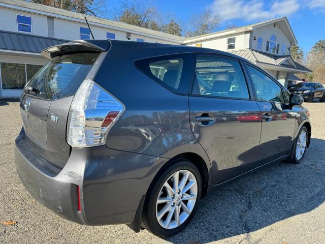 JTDZN3EUXEJ012261 - 2014 TOYOTA PRIUS V GRAY photo 4