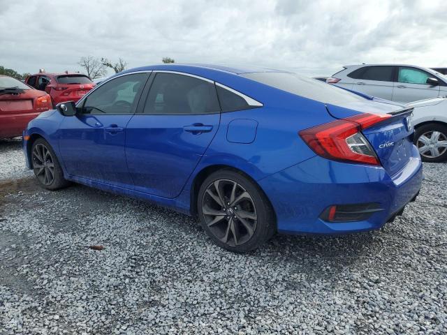 2HGFC2F87KH587078 - 2019 HONDA CIVIC SPORT BLUE photo 2