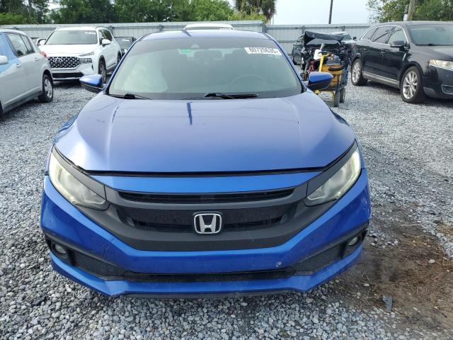 2HGFC2F87KH587078 - 2019 HONDA CIVIC SPORT BLUE photo 5