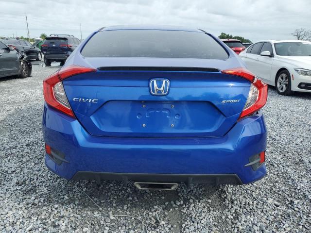 2HGFC2F87KH587078 - 2019 HONDA CIVIC SPORT BLUE photo 6