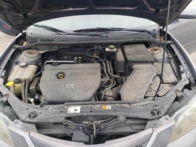 JM1BK32G481186534 - 2008 MAZDA 3 I GRAY photo 11