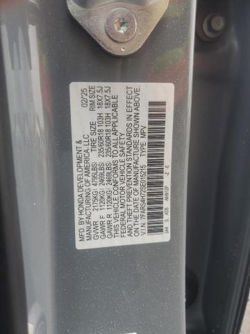 7FARS4H72SE015215 - 2025 HONDA CR-V EXL GRAY photo 13