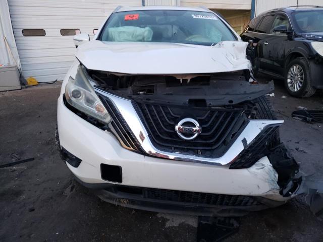 5N1AZ2MG4FN242214 - 2015 NISSAN MURANO S WHITE photo 5