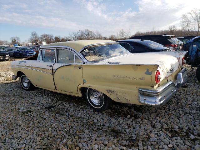 C7FT375869 - 1957 FORD FAIRLANE CREAM photo 2