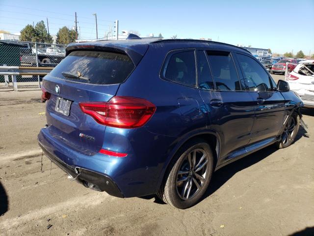 5UXTS3C50K0Z09891 - 2019 BMW X3 XDRIVEM40I Синий фото 3