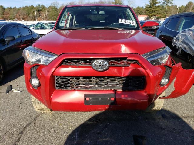 JTEBU5JR3G5359634 - 2016 TOYOTA 4RUNNER SR5/SR5 PREMIUM 红色 照片 5