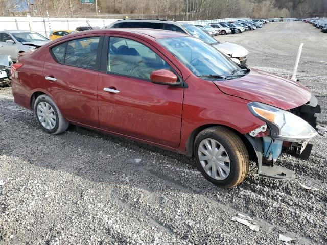 3N1CN7AP4KL879708 - 2019 NISSAN VERSA S RED photo 4