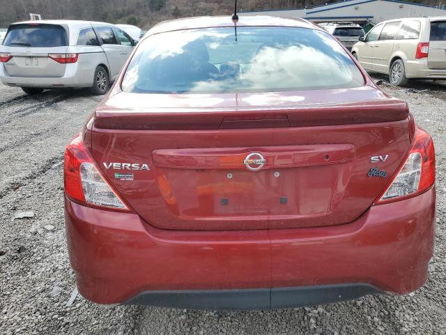 3N1CN7AP4KL879708 - 2019 NISSAN VERSA S RED photo 6