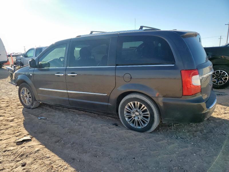 2C4RC1CG0ER243723 - 2014 CHRYSLER TOWN & COU TOURING L GRAY photo 2