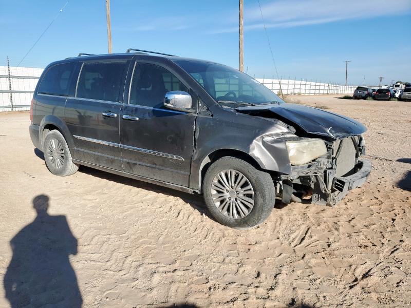 2C4RC1CG0ER243723 - 2014 CHRYSLER TOWN & COU TOURING L GRAY photo 4