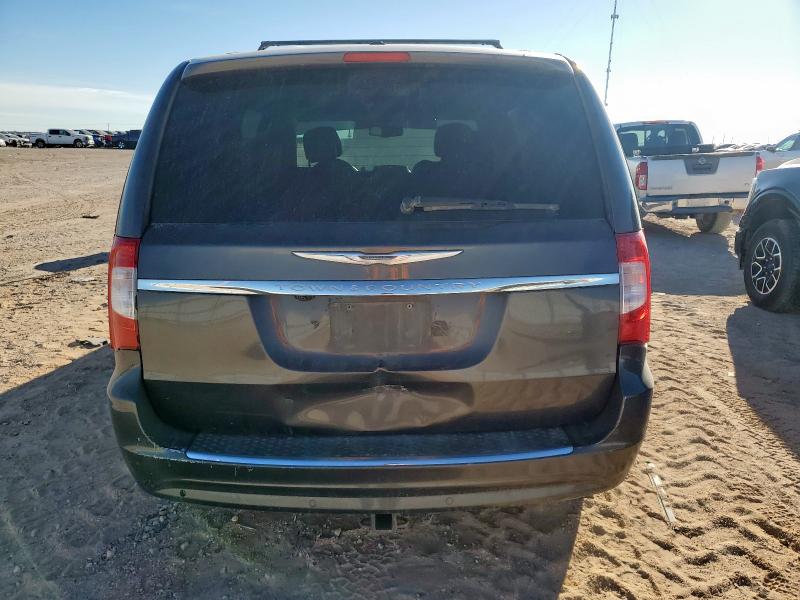2C4RC1CG0ER243723 - 2014 CHRYSLER TOWN & COU TOURING L GRAY photo 6