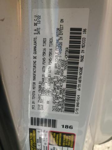 3TYRX5GN6PT072981 - 2023 TOYOTA TACOMA ACCESS CAB Белый фото 12