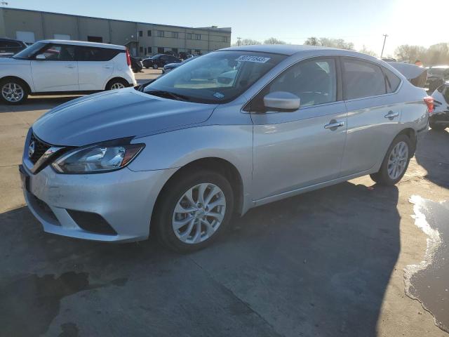 3N1AB7AP9JL653954 - 2018 NISSAN SENTRA S SILVER photo 1