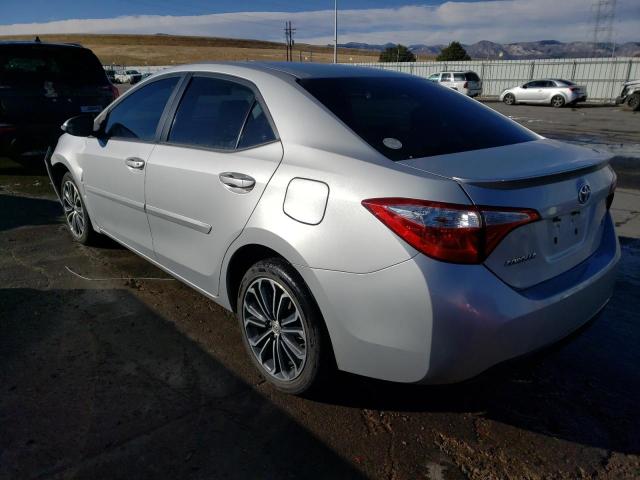 5YFBURHEXFP232802 - 2015 TOYOTA COROLLA L SILVER photo 2