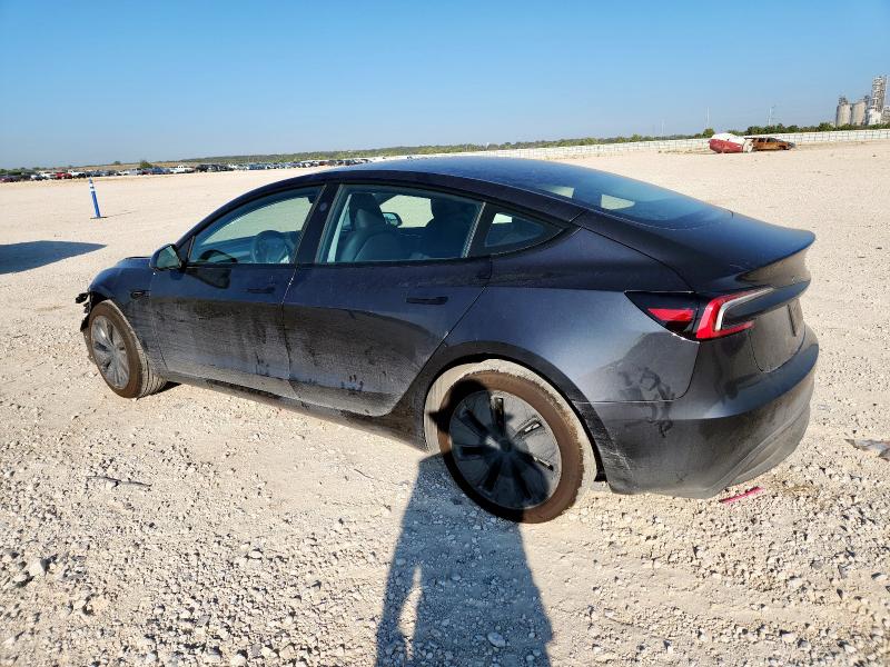 5YJ3E1EA9SF959861 - 2025 TESLA MODEL 3 GRAY photo 2