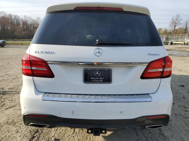 4JGDF7DE0JB015355 - 2018 MERCEDES-BENZ GLS 550 4MATIC WHITE photo 6