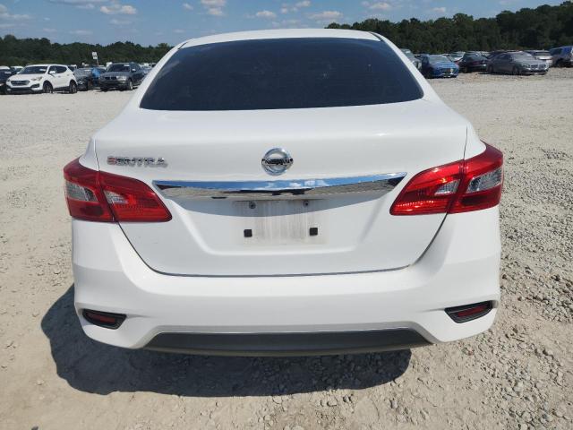 3N1AB7AP4KY237766 - 2019 NISSAN SENTRA S WHITE photo 6