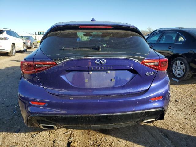 SJKCH5CP5JA053393 - 2018 INFINITI QX30 BASE BLUE photo 6