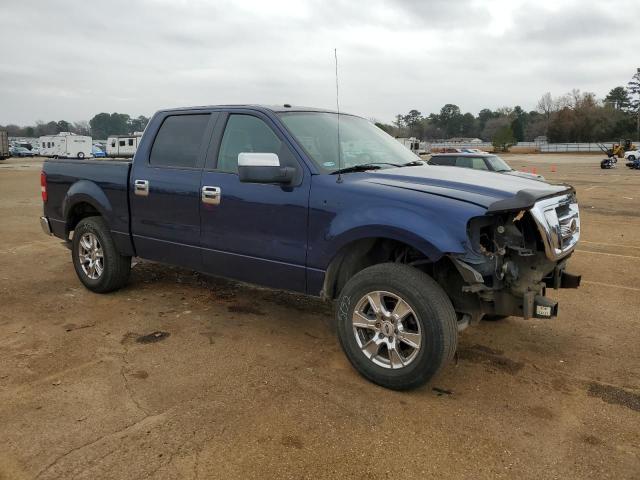 1FTRW12WX7KC54438 - 2007 FORD F150 SUPERCREW BLUE photo 4