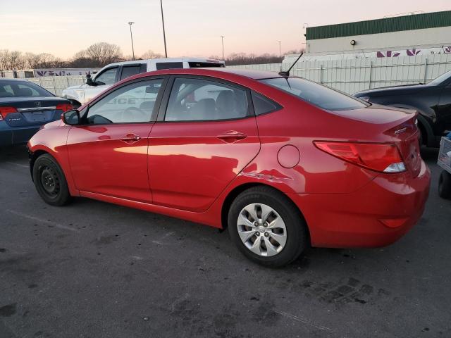 KMHCT4AE2GU956486 - 2016 HYUNDAI ACCENT SE RED photo 2