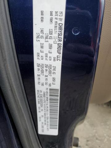 2C4RC1BG6ER236941 - 2014 CHRYSLER TOWN & COU TOURING 蓝色 照片 13