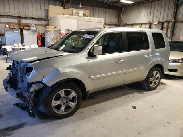 5FNYF4H59DB051190 - 2013 HONDA PILOT EXL SILVER photo 1