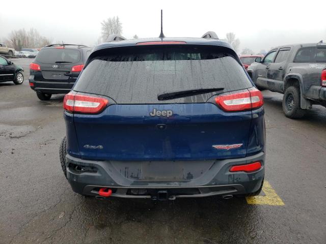 1C4PJMBX0JD571964 - 2018 JEEP CHEROKEE TRAILHAWK BLUE photo 6