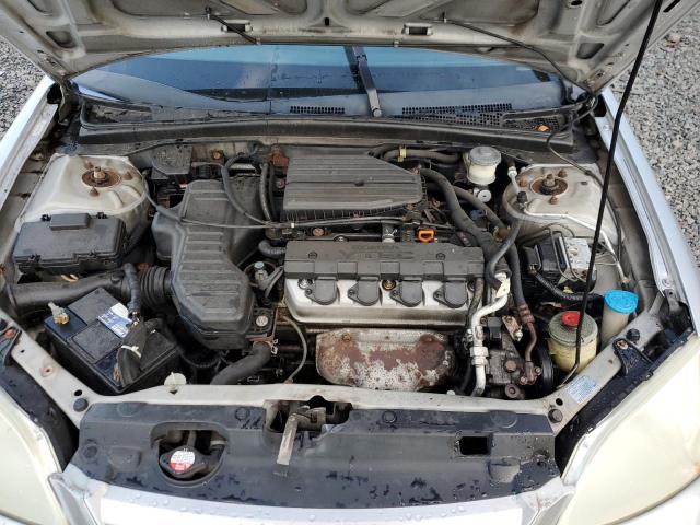 2HGES26863H573818 - 2003 HONDA CIVIC EX SILVER photo 11