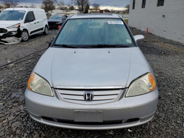 2HGES26863H573818 - 2003 HONDA CIVIC EX SILVER photo 5