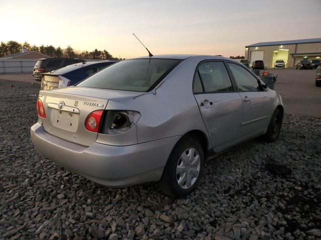 2T1BR32E35C496451 - 2005 TOYOTA COROLLA CE SILVER photo 3