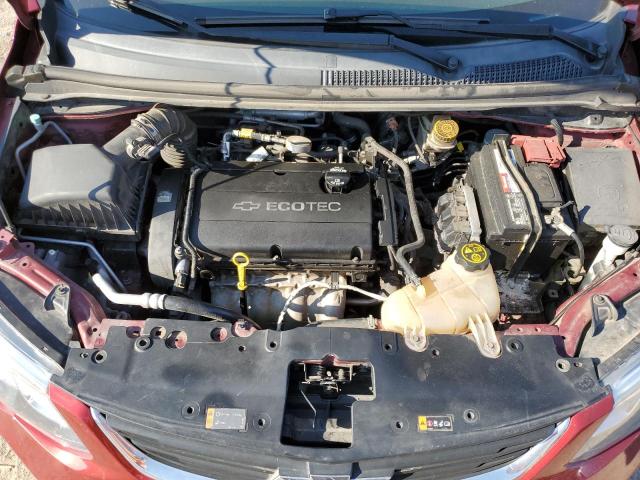1G1JD5SH7J4128439 - 2018 CHEVROLET SONIC LT 红色 照片 11