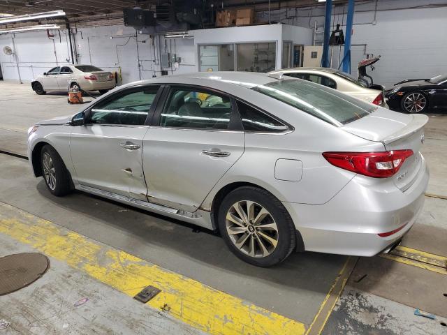 5NPE34AF1FH241004 - 2015 HYUNDAI SONATA SPORT SILVER photo 2