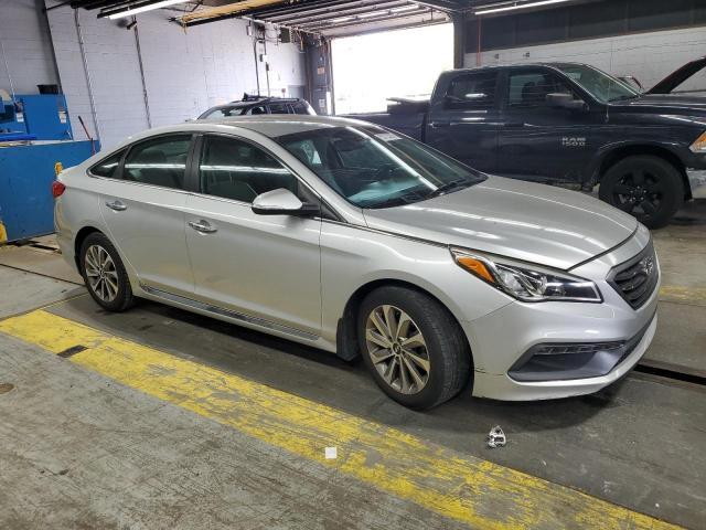5NPE34AF1FH241004 - 2015 HYUNDAI SONATA SPORT SILVER photo 4