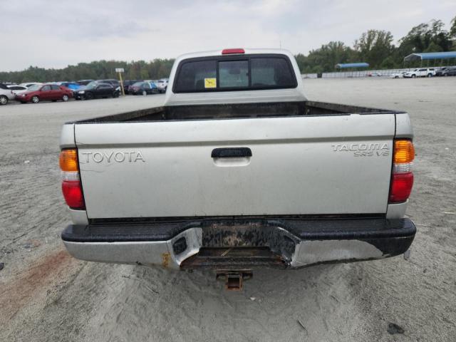 5TEWN72N61Z802499 - 2001 TOYOTA TACOMA XTRACAB SILVER photo 6