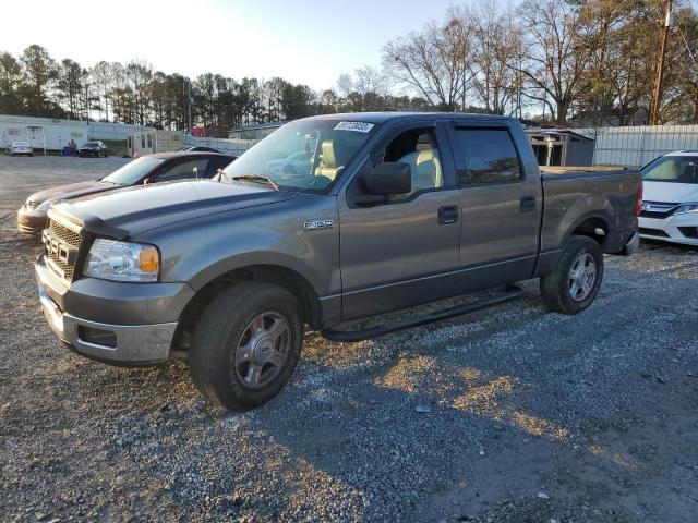 1FTRW12W34KB45721 - 2004 FORD F150 SUPERCREW GRAY photo 1