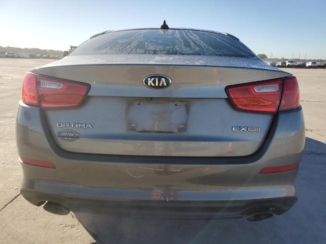 5XXGN4A70EG307001 - 2014 KIA OPTIMA EX GRAY photo 6