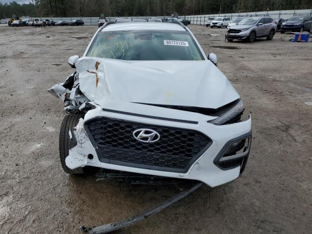 KM8K22AA8KU253662 - 2019 HYUNDAI KONA SEL WHITE photo 5