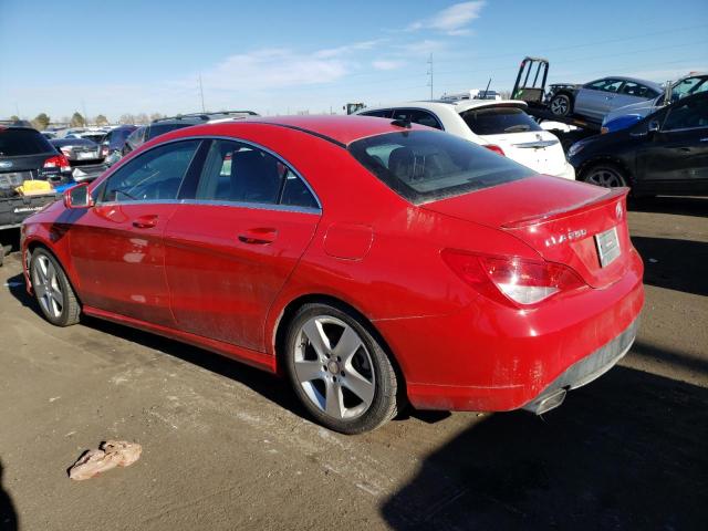 WDDSJ4EB8GN327871 - 2016 MERCEDES-BENZ CLA 250 RED photo 2