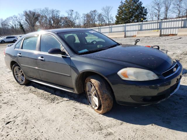 2G1WC5E39D1221231 - 2013 CHEVROLET IMPALA LTZ BLACK photo 4