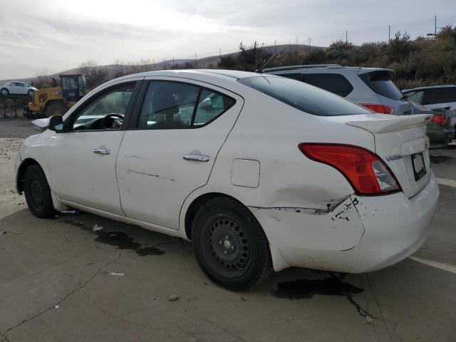 3N1CN7APXDL879294 - 2013 NISSAN VERSA S WHITE photo 2