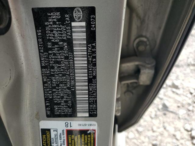 4T1BK1EB2EU088337 - 2014 TOYOTA AVALON BASE Bej foto 13