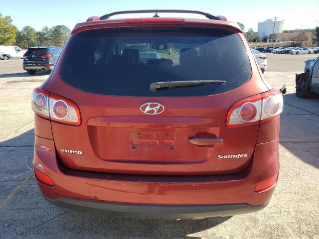 5NMSH4AG4AH347353 - 2010 HYUNDAI SANTA FE SE RED photo 6