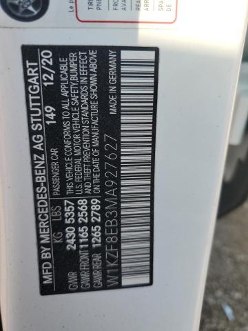 W1KZF8EB3MA927627 - 2021 MERCEDES-BENZ E 350 4MATIC BLACK photo 12