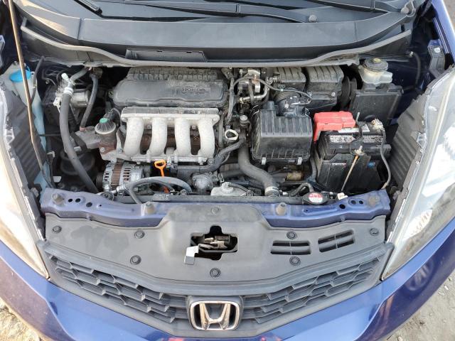 JHMGE8H53DC070500 - 2013 HONDA FIT SPORT BLUE photo 11