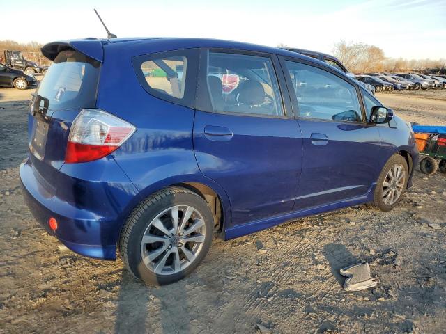 JHMGE8H53DC070500 - 2013 HONDA FIT SPORT BLUE photo 3