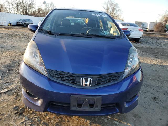 JHMGE8H53DC070500 - 2013 HONDA FIT SPORT BLUE photo 5