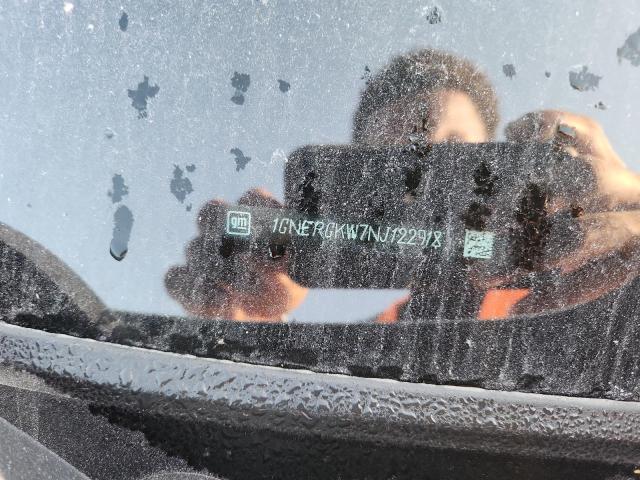 1GNERGKW7NJ122918 - 2022 CHEVROLET TRAVERSE LT 白色 照片 13