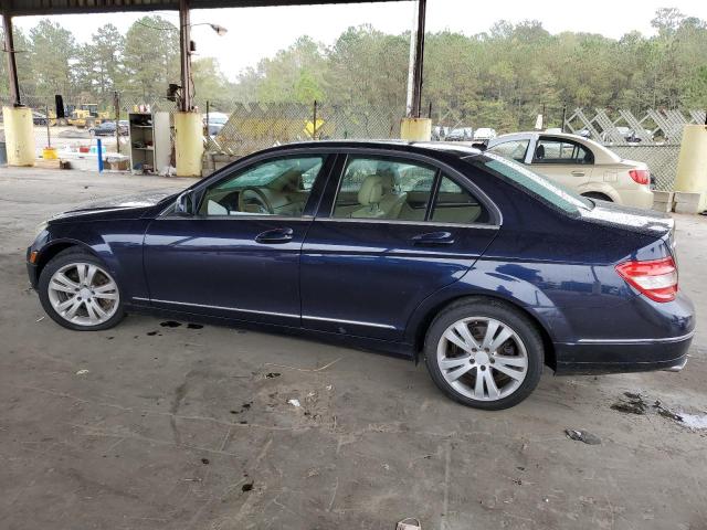 WDDGF81X98F076077 - 2008 MERCEDES-BENZ C 300 4MATIC BLUE photo 2