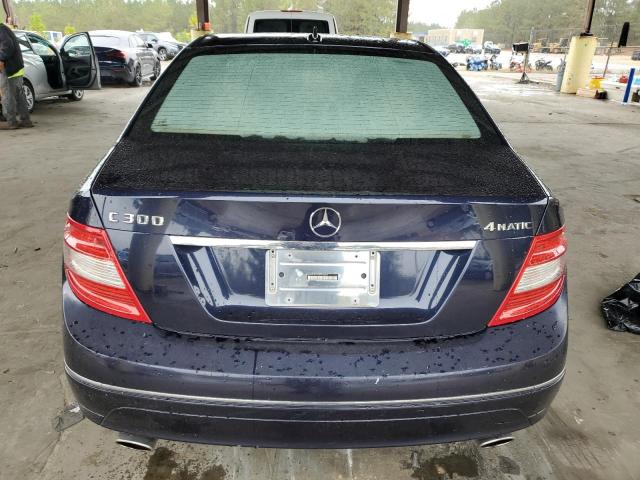 WDDGF81X98F076077 - 2008 MERCEDES-BENZ C 300 4MATIC BLUE photo 6