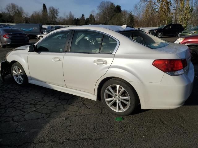 4S3BMBK62D3035671 - 2013 SUBARU LEGACY 2.5I LIMITED WHITE photo 2